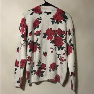 Love Ellie Floral Knit Sweater